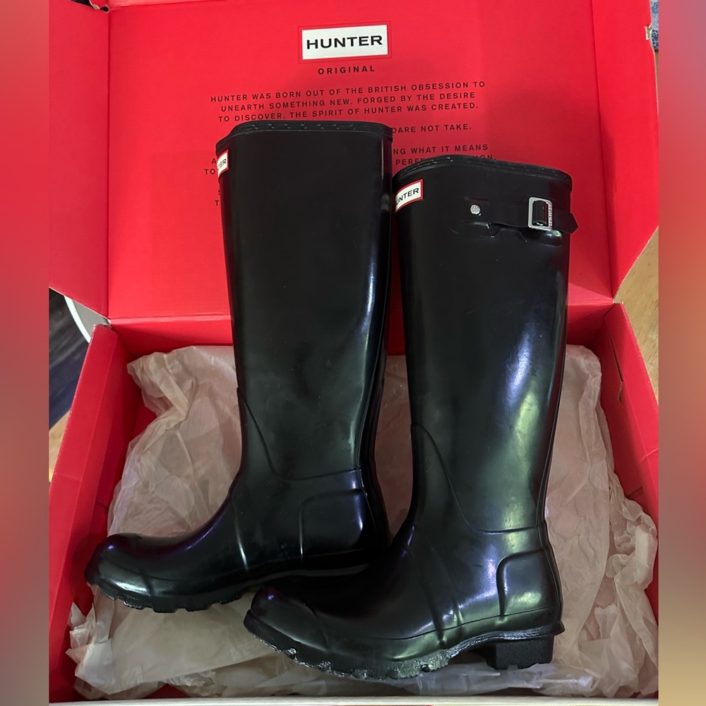 Original Tall Gloss Hunter Rain Boots